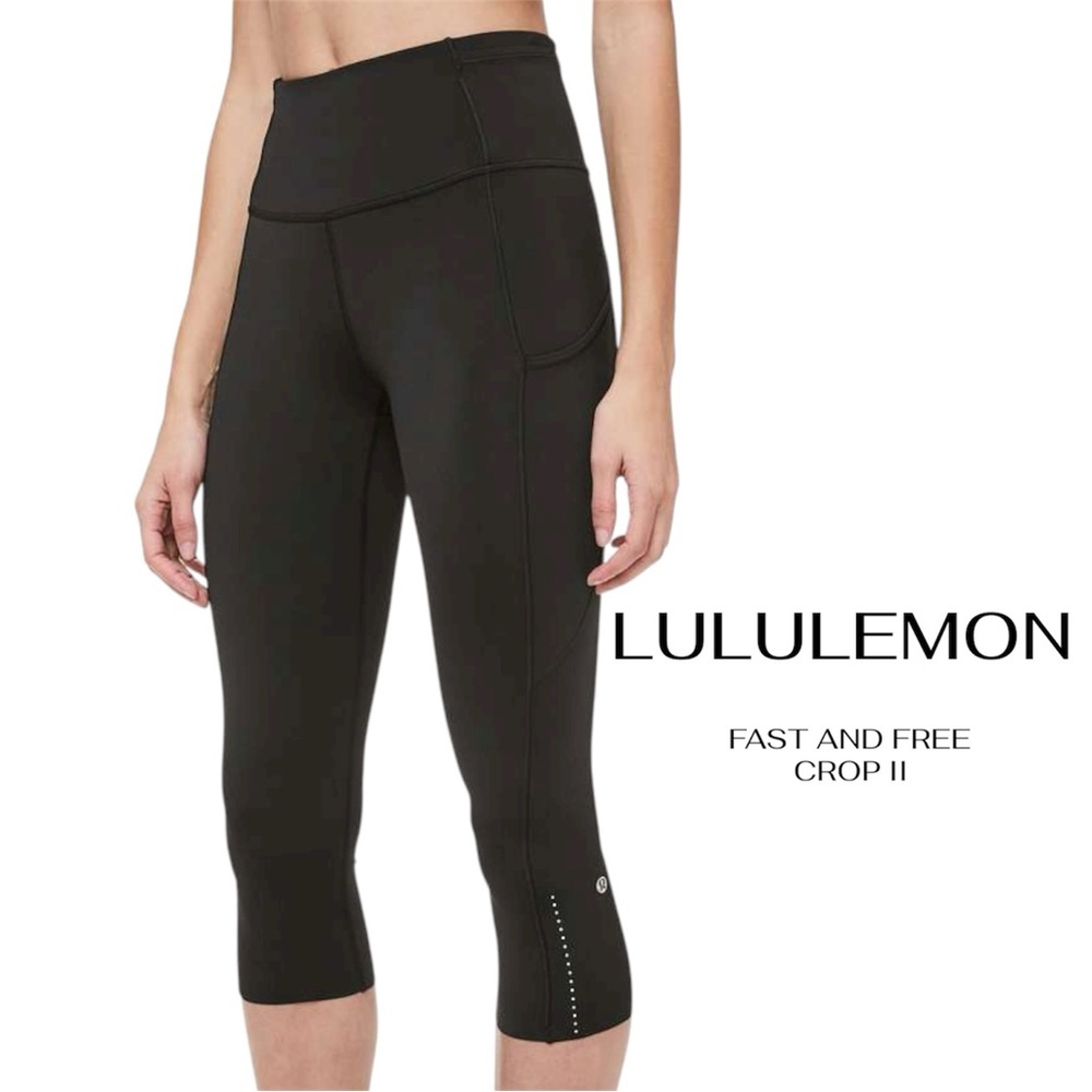 LULULEMON Fast and Free Crop II Nulux | 10